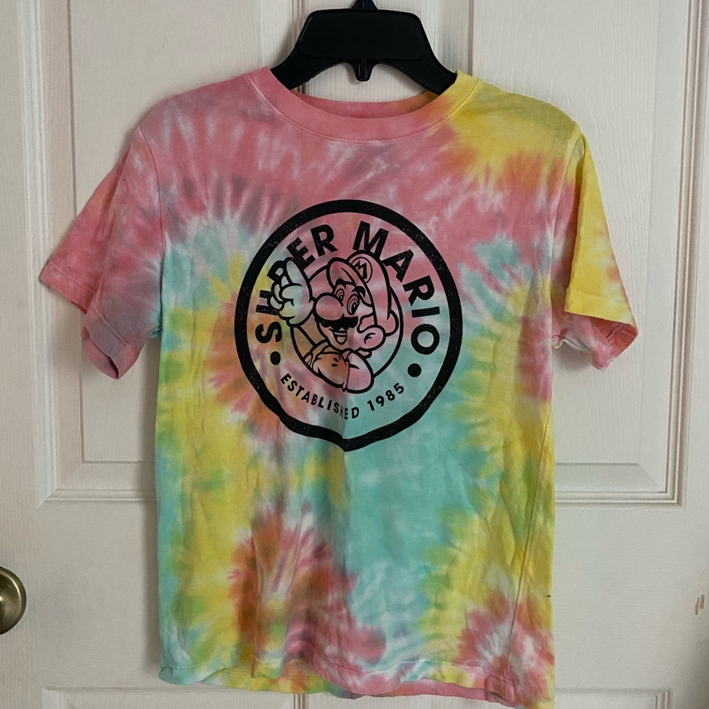Mario Brios Tie dye tee shirt